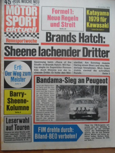Motor sport aktuell - sport, 1978