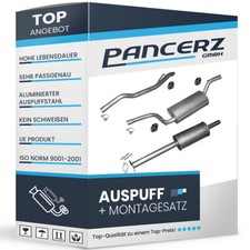 Komplette Auspuffanlage für