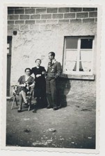 Foto Luftwaffe-Pilot mit Familie-Frontflugspange EK1 usw. (2602)