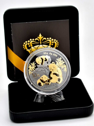 Yuan silber china panda - 10,