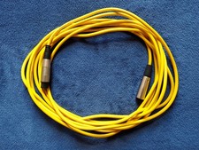 Klotz Professionelles Mikrofonkabel XLR 3p F/M, gelb 6 m - in sehr gutem Zustand