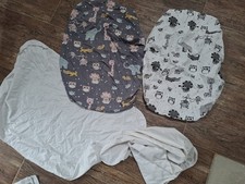 Set Laken Oval Matratzenschutz Nässeschutz Kinderwagen