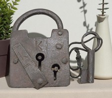 Antik Eisen Groß Pad Schloss