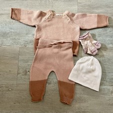 Set, Babykleidung, Erstlingsausrüstung, Hose/Pulli, Anzug, H&M, Gr. 50/56