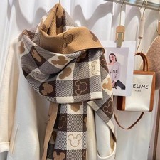 Luxus kaschmir look schal - luxus, kaschmir-look