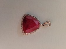 Harry Ivens Anhänger Rubin, 925er Silber