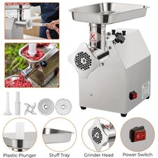 Edelstahl Fleischwolf 1100W Faschiermaschine Wurstmaschine Profi Fleischmaschine