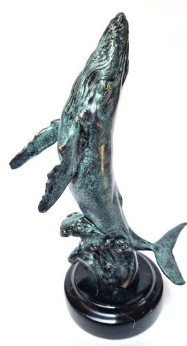 Bronze statue springender - statue,
