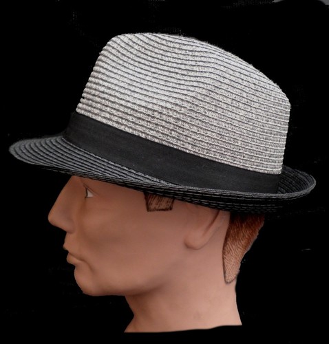 Trilby unisex strohhut - trilby,