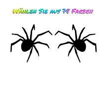 2x Auto Aufkleber Spinne Decal
