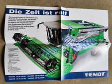 POSTER Fendt Mähdrescher 40x60cm Traktor prospekt tractor brochure 38