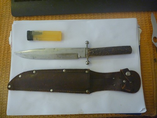 Messer jagdmesser hirschhorn - messer,