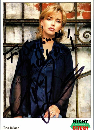Original autogramm tina - tina, ruland