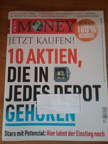 Zeitschrift focus money - focus,