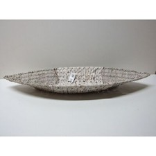 B-Ware Deko Schale Korb Tischdeko Wasserhyazinthe / Seegras Größe : 73 cm Hell