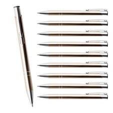 Metall Kugelschreiber Set blau