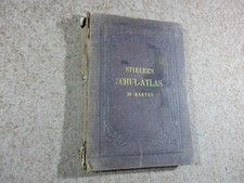 STIELERS SCHUL-ATLAS 39 KARTEN KOMPLETT 1872