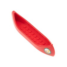 1x Lego Boat Canoe 16x3x3 Red