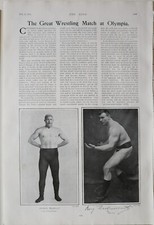 1904 Aufdruck Groß Wrestling