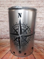  Feuertonne mit - Kompass -