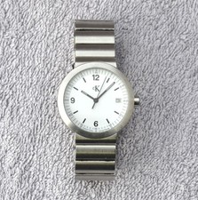 Calvin Klein Damennuhr, Edelstahlarmband, Batterie neu