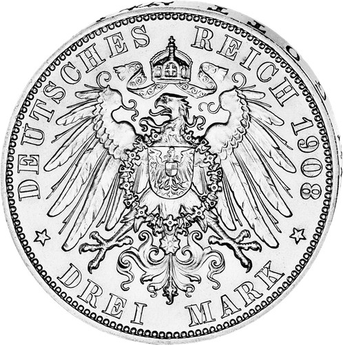 Silbermünze mark - 3,