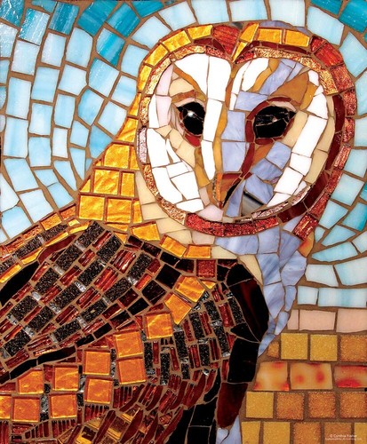 Puzzle eule glaskunst 1000 - eule,
