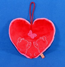 NICI HERZ KISSEN Katzen cats in love Plüsch rot Anhänger 18 cm groß NEU