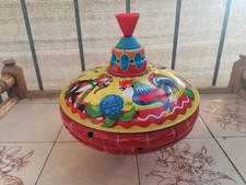 LBZ Brummkreisel Vintage Blechspielzeug Lorenz Bolz Zirndorf West Germany 1960er