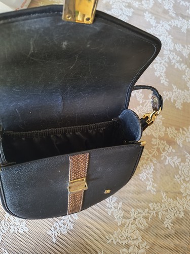 Handtasche schwarzbraun - handtasche,
