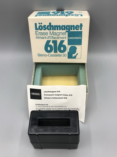 Vintage grundig löschmagnet - vintage,