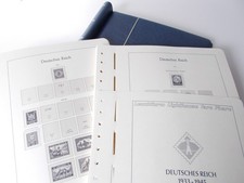 LEUCHTTURM SF VORDRUCKE DEUTSCHES REICH -- 1923-1945 + KLEMMBINDER -- SEHR GUT--