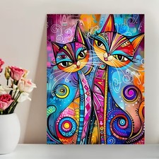 Leinwanddruck  Wandbild Katzen