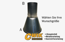 Übergang Konus mit Bord auf