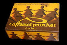 Seltene Alte Box Zinn Werbung Schokolade Caffarel Prochet - Torino