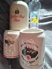 4x Bierkrug Zoller Hof