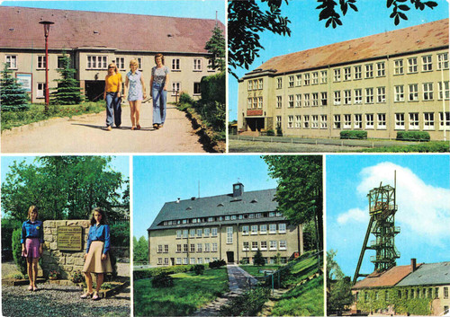 Ddr ansichtskarte schule - ddr,