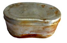 alte DDR Brotbüchse Brotdose Blechbüchse Dose Aluminium ? beulig Stüllenbüchse,