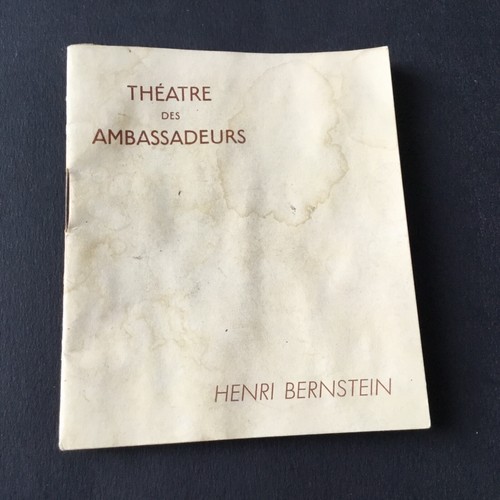 Programm théâtre des - programm,
