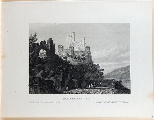 Gotischer torbogen und burg - gotischer,
