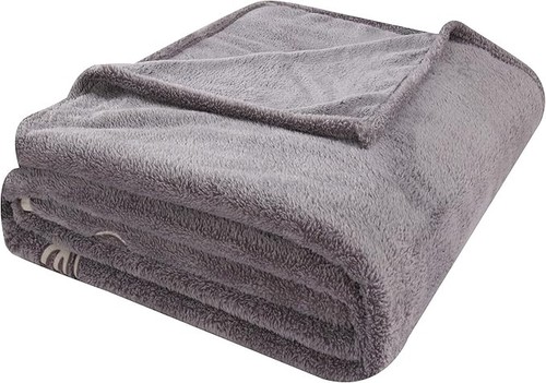 Kuscheldecke tagesdecke grau - kuscheldecke,