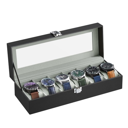 Songmics uhrenbox für - songmics, 6
