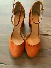 CHLOE LAUREN SUEDE VELOUR PUMPS SANDALS SANDALEN MULES SCHUHE SHOES HEELS 40.5