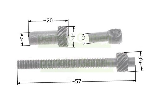 Kettenspanner für - kettenspanner, (seitlich)