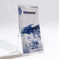 DIN Lang (DL) Tisch-Prospektständer, Flyerständer, transparent - VITAdisplays