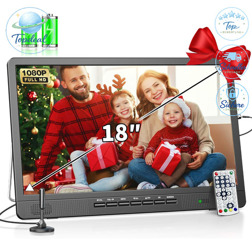 Tragbarer fernseher zoll - tragbarer, 18