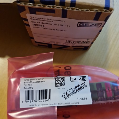 Geze raucherkennungteil 151 - geze,