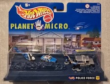 Hot Wheels Planet Micro – „Police Force“ – Series 1 – OVP – seltenes Set