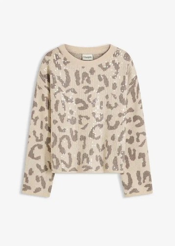 Jacquard pullover mit - jacquard,