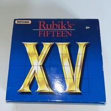 Original RUBIKS Fifteen XV Spiel OVP Matchbox WÜRFEL Magic BOX Clock 80 Cube 15